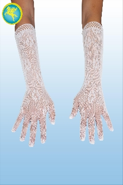 GUANTI BIANCHI RICAMATO